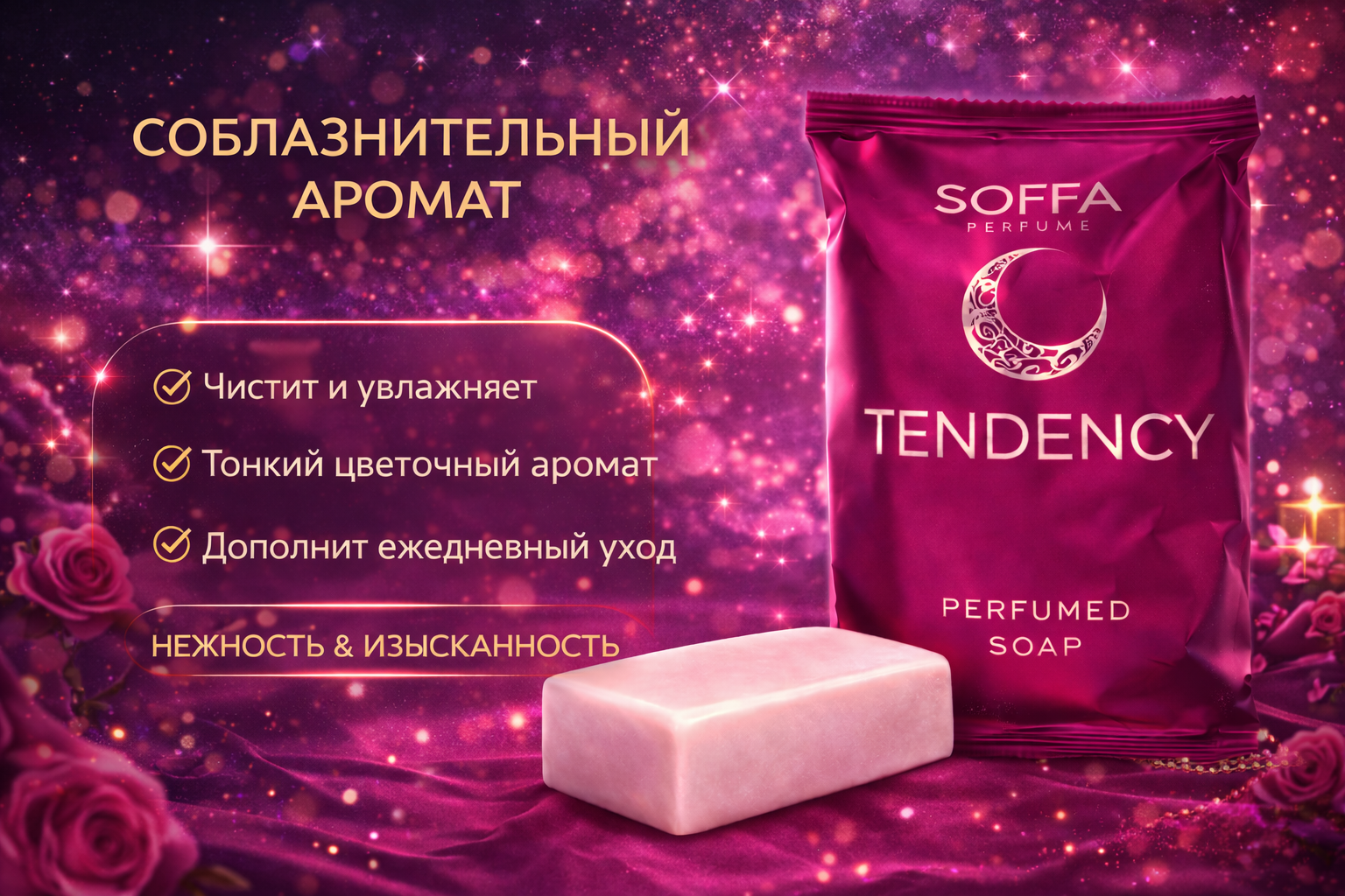 Перфорированное мыло, для тела, для ежедневного использования