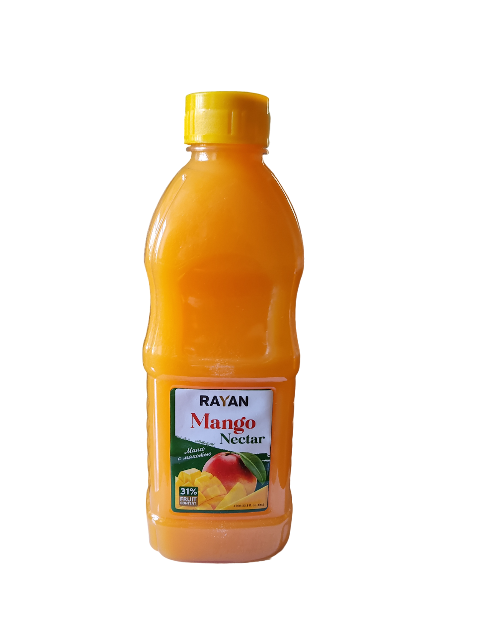 Нектар Манго RAYAN, с мякотью, 31% фруктов 1 Л