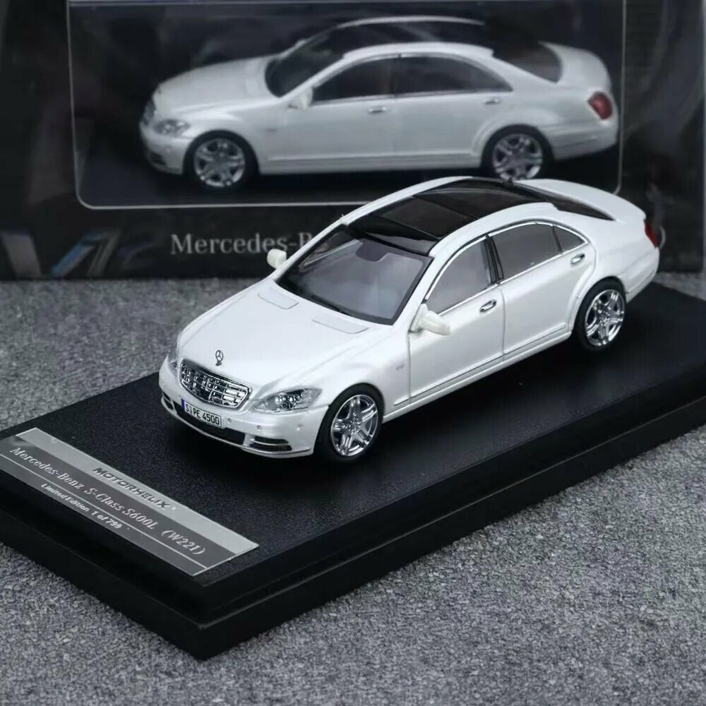 Эксклюзивная модель MercedesBenz S600L W221 в масштабе 1:64, Практичное изделие для повседневного использования