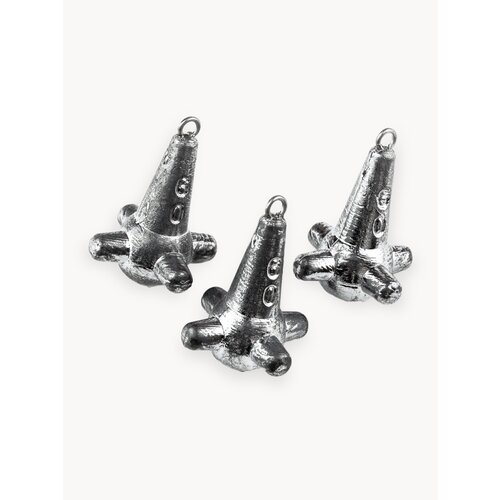 Набор грузил для рыбалки Маркерный груз 60 гр (упаковка 3 штуки) на фидер