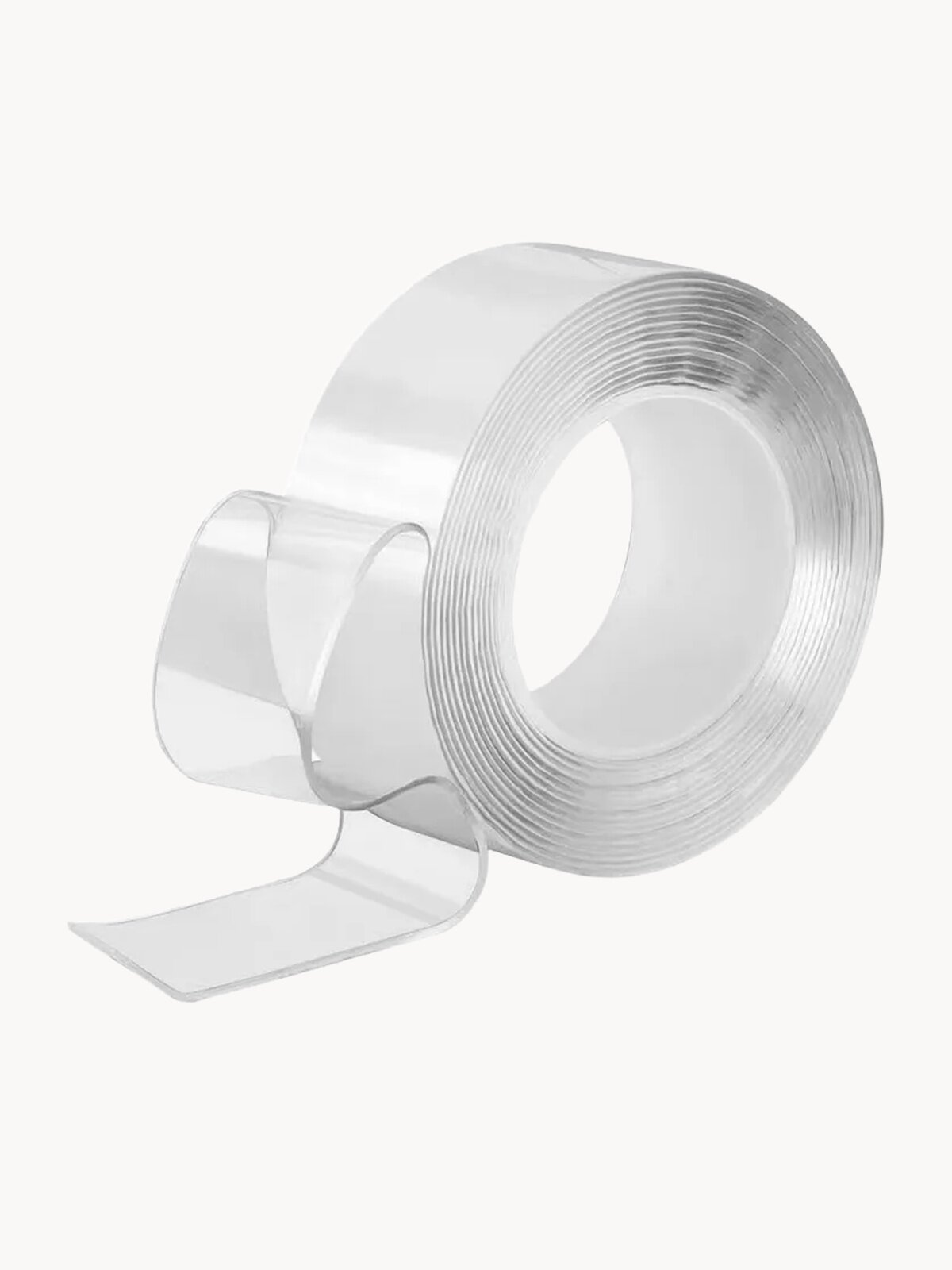 Двусторонний нано скотч, наноскотч, нанолента, нано лента, многоразовый скотч, клейкая лента, прозрачный 1мм х 30мм x 3м