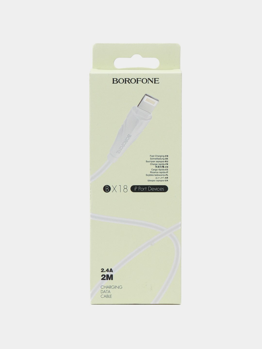USB-кабель для зарядки Borofone Bx18, Micro Type-C lightning, 1 - 3 м — фото 1