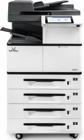 Катюша M350p МФУ лазерный , A3, ч/б печ. до 50 стр/мин, скан. до 60 стр/мин, 1200 x 1200 dpi (печать) 600x600 dpi (скан.), Ethernet, USB