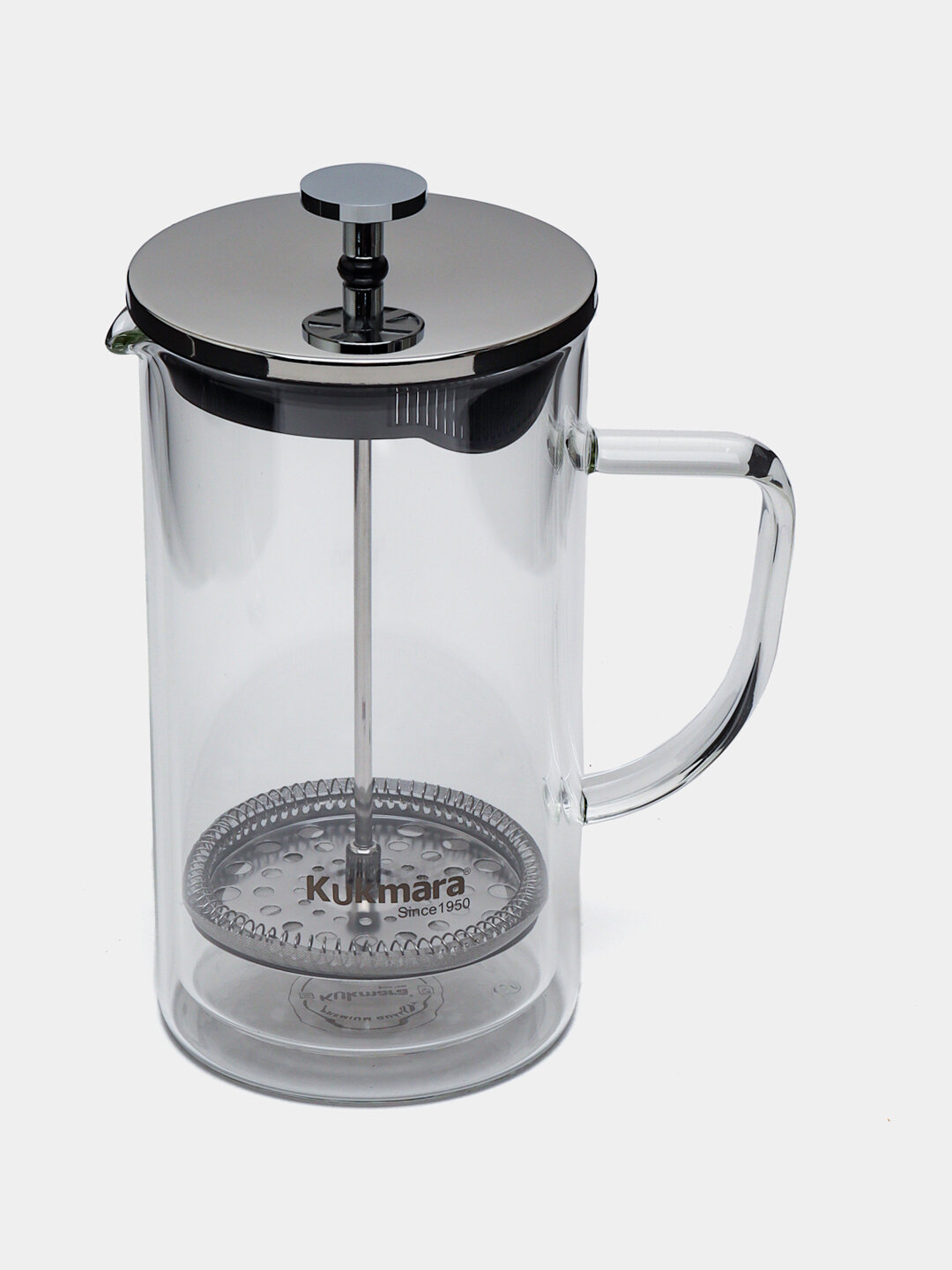 Стеклянный чайник French Press 1 л Kukmara