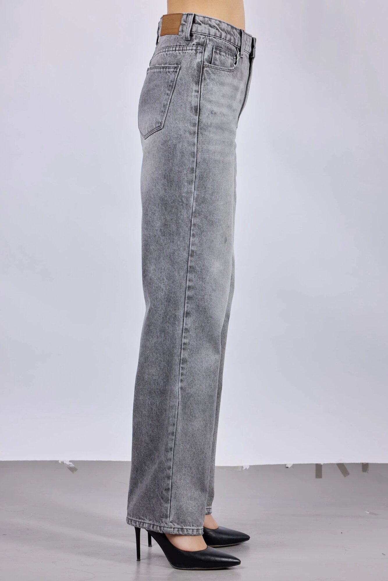 Джинсы Selfie, размер 26, серый — фото 1