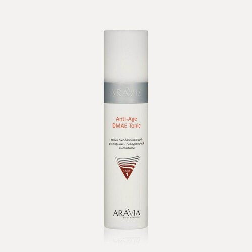 Изображение товара Омолаживающий тоник для лица Aravia Professional Anti-Age DMAE Tonic с янтарной и гиалуроновой кислотами 250мл