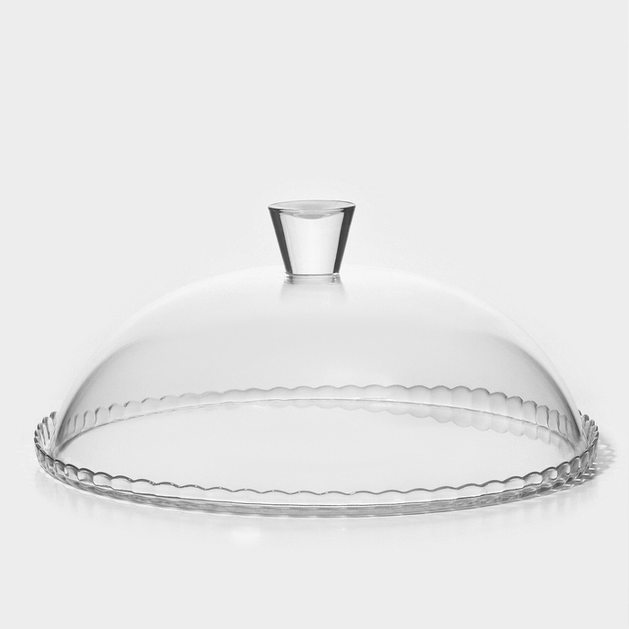 Подставка для торта Patisserie с крышкой d=322 см стекло бесцветный