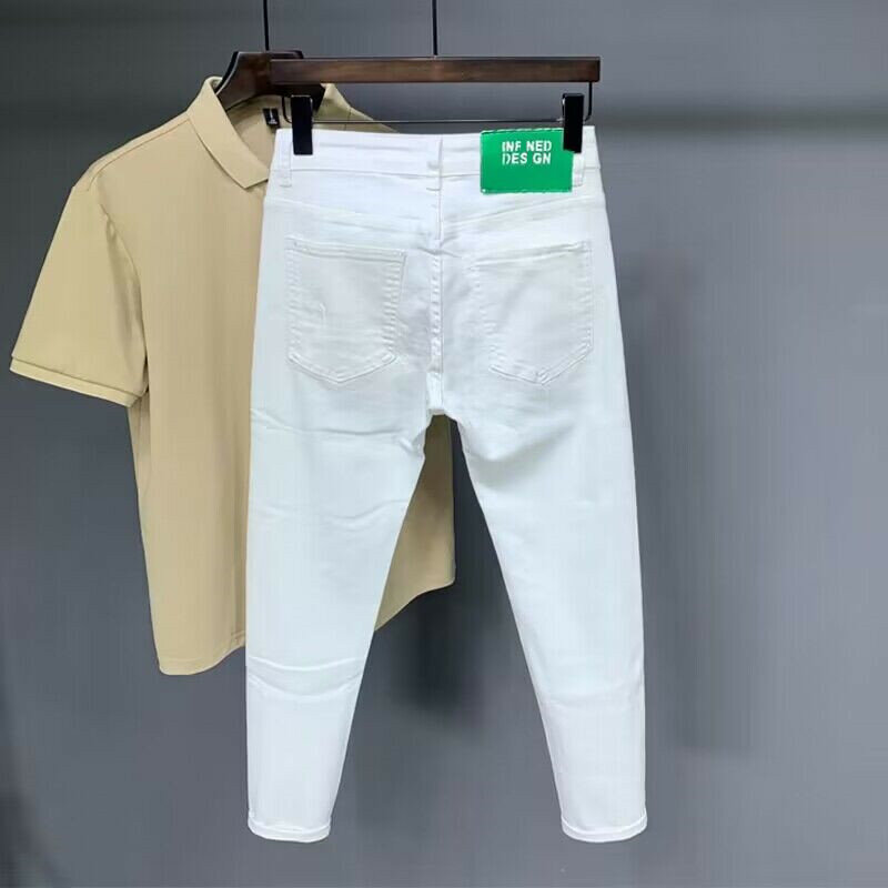 Джинсы трубы JYL Lee/Levi's Летние slim-джинсы: casual-образ