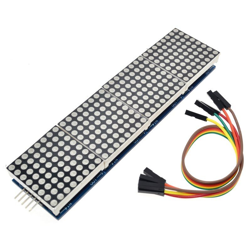Дисплей, с контроллером MAX7219 для ардуино 4LED8x8 green