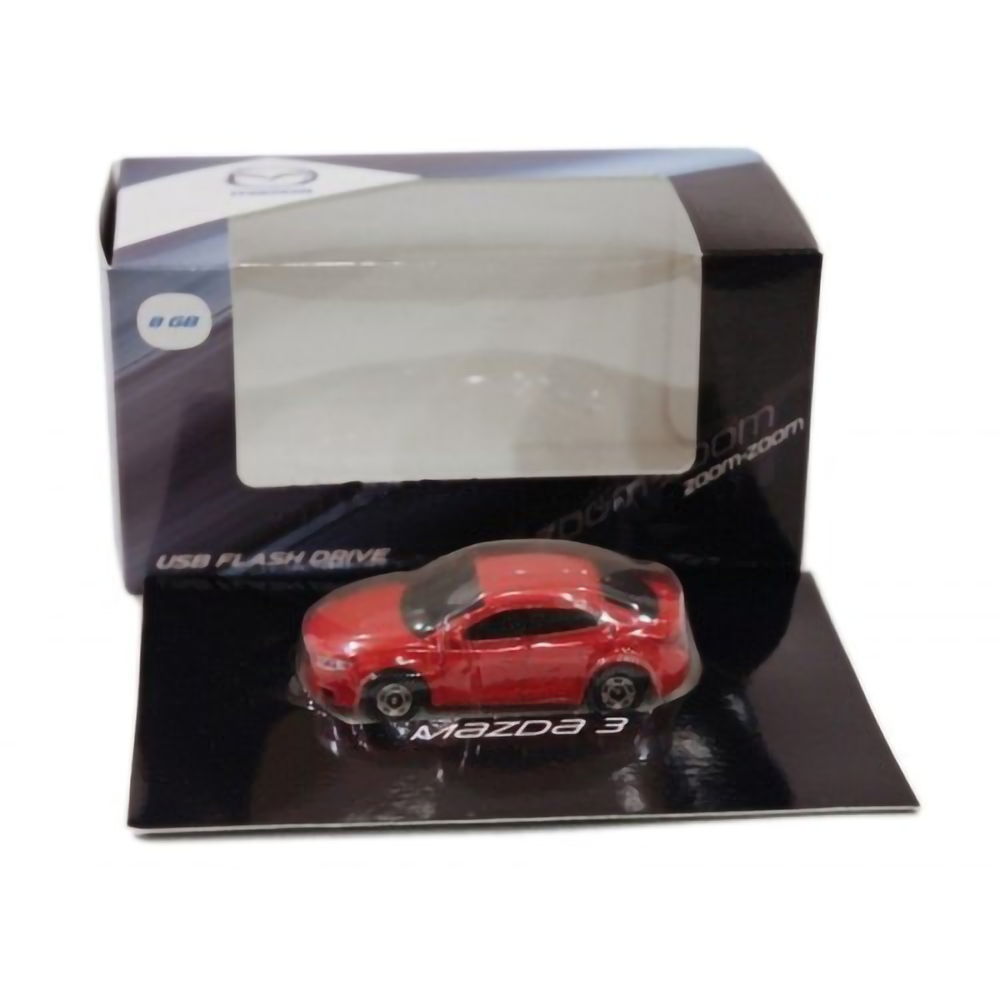 Флэш-накопитель "Mazda 3 Flash Drive", USB 2.0, 8ГБ, выдвижной разъем