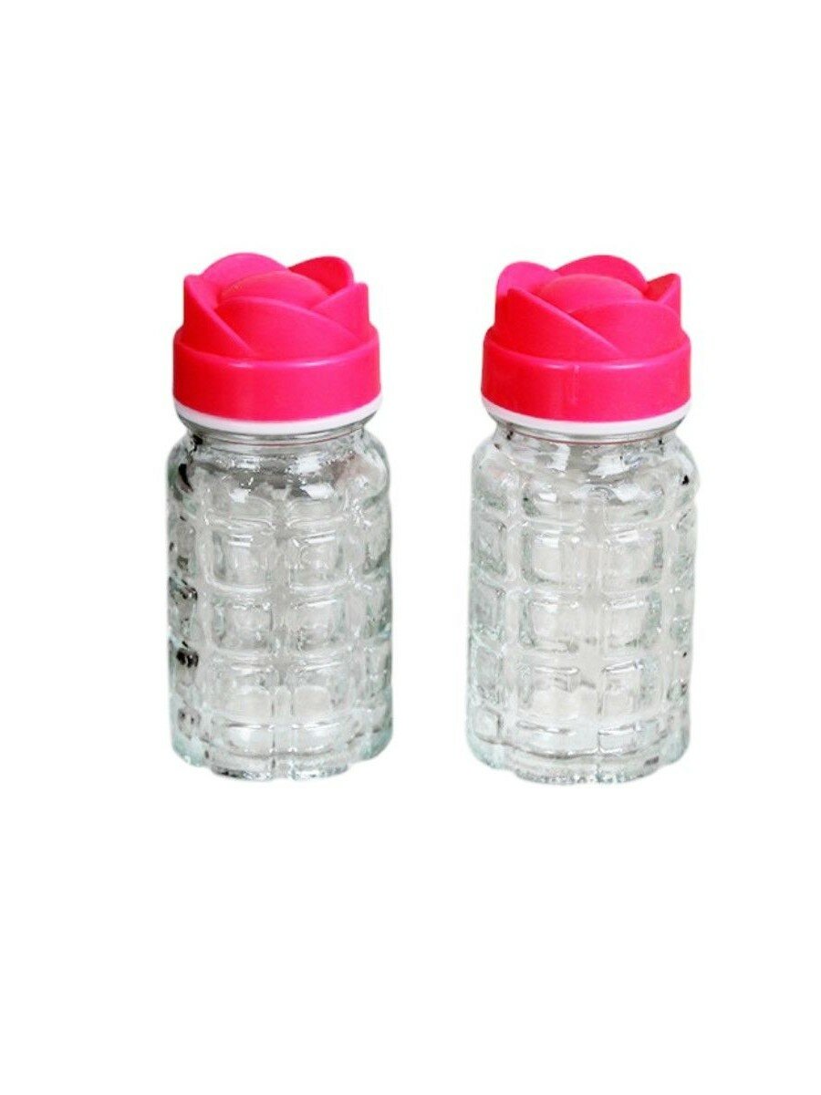 Набор емкостей для хранения специй, солонка - 2 предмета, по 50 мл, без выбора цвета крышки, на блистере — фото 1