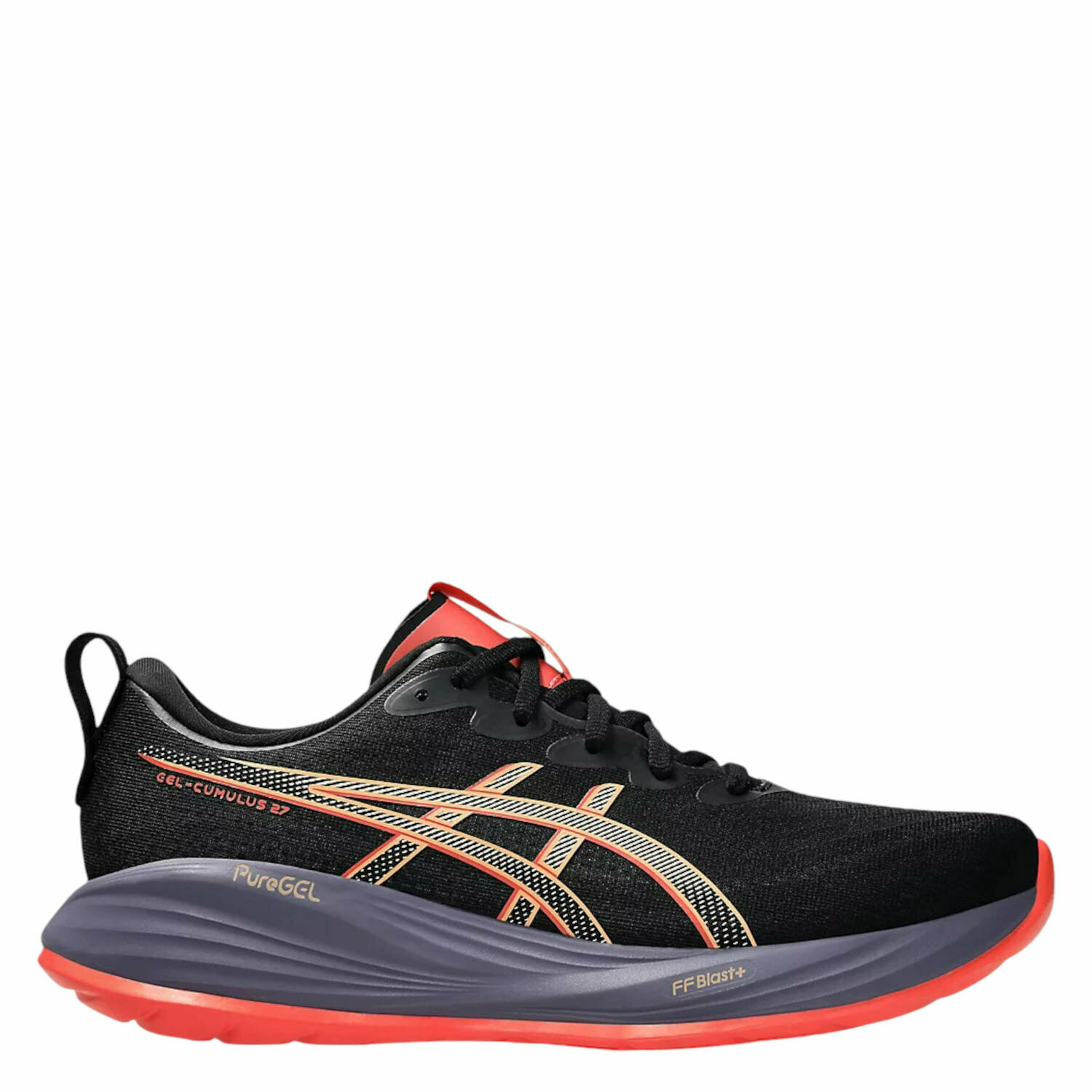 Кроссовки ASICS, размер 11 US, черный, красный