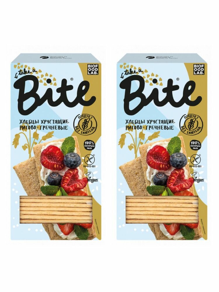 Take A Bite Хлебцы хрустящие рисово-гречневые 150 г, 2 уп