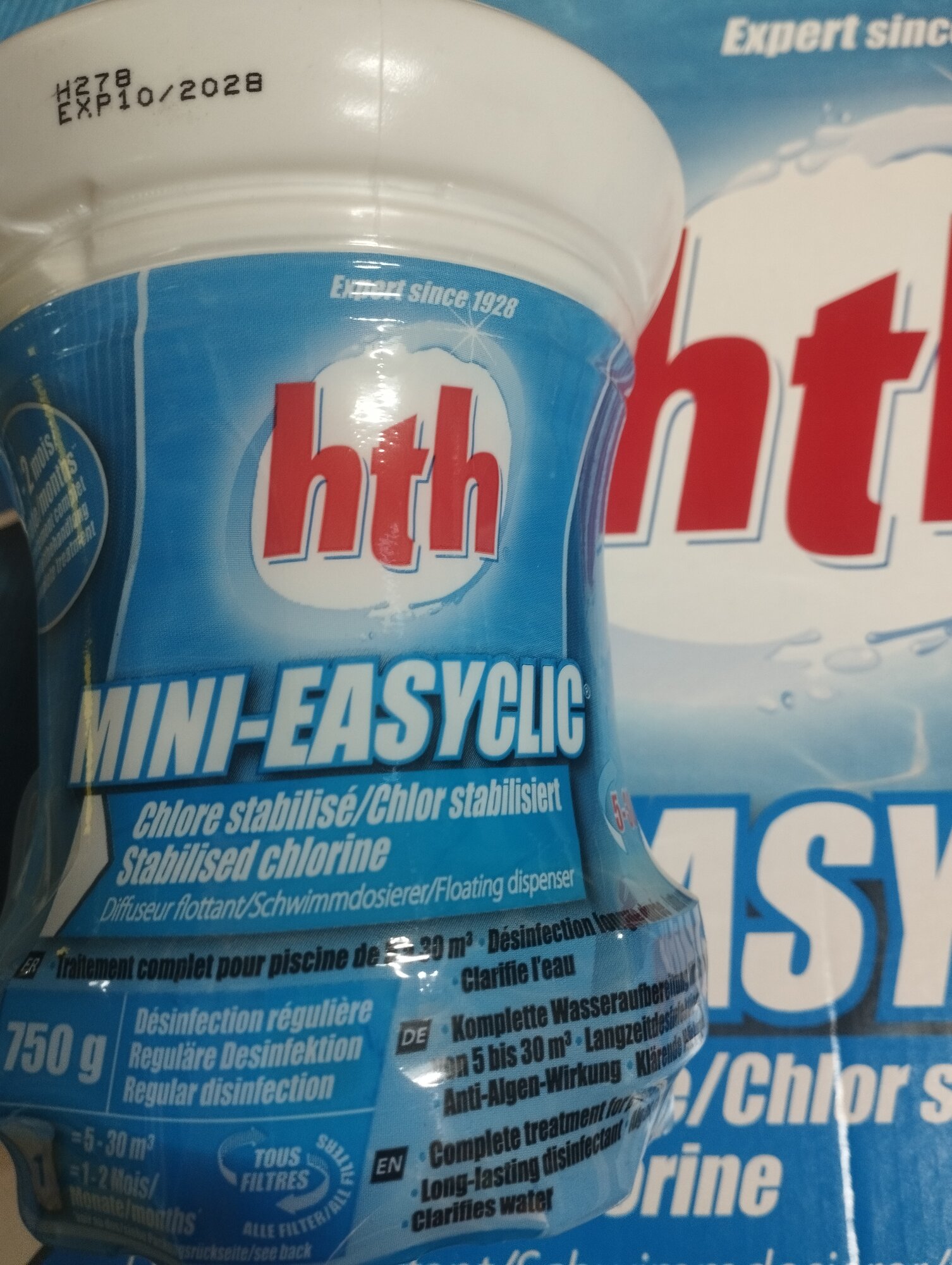 Комплексный препарат Поплавок для бассейна hth Mini-Easyclic 0.75 л 0.75 кг