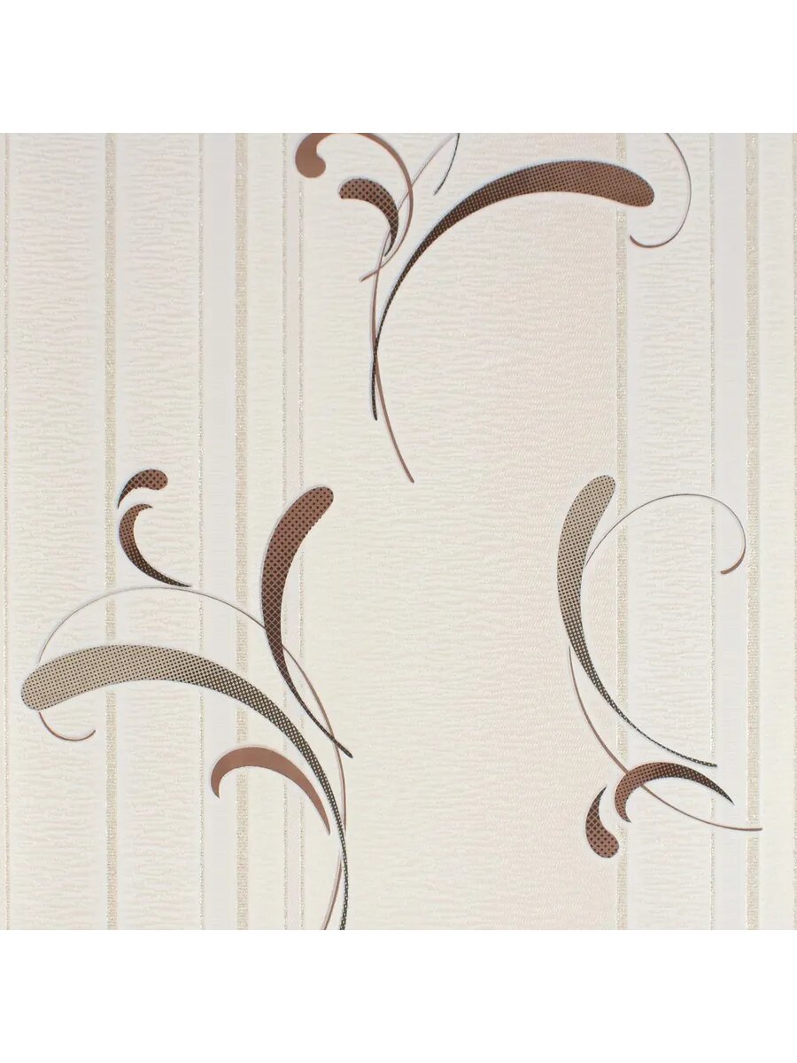 Обои Саратовские обои виниловые влагостойкие бежевые 10 м