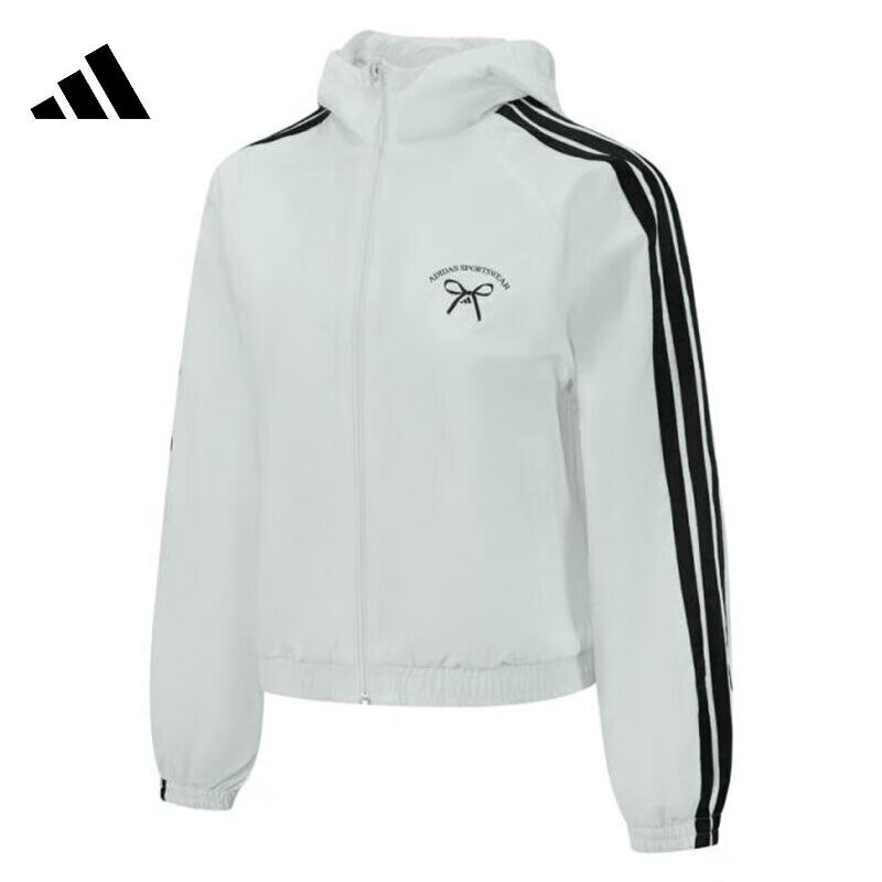 Ветровка adidas, размер M INT, серый