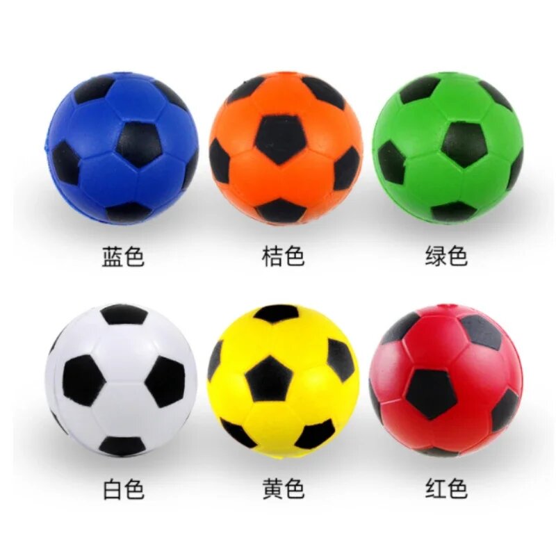 MOONBIFFY Футбольные мячики из поролона 4 см, random color 1pcs, Унисекс