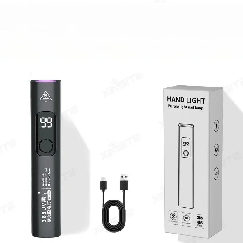 POCKETMAN Черный УФ-фонарик 365 нм, black