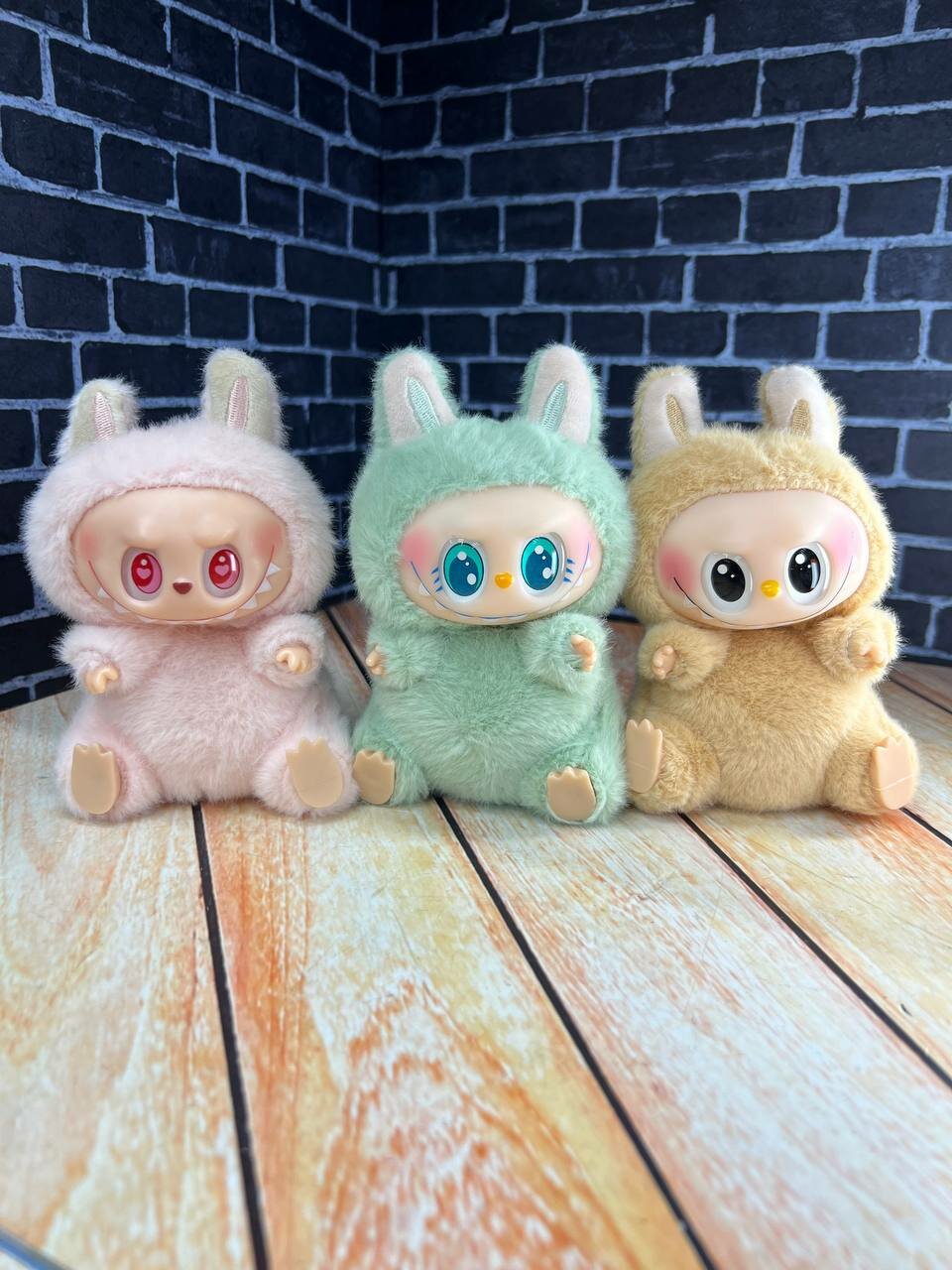 Милая игрушка Лабубу-брелок, Dada, цвет розовый — фото 1