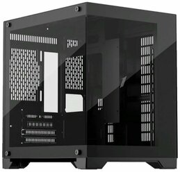 Корпус для компьютера 1STPLAYER MEGAVIEW MV5-T mATX MV5-TP-BK Black, без БП