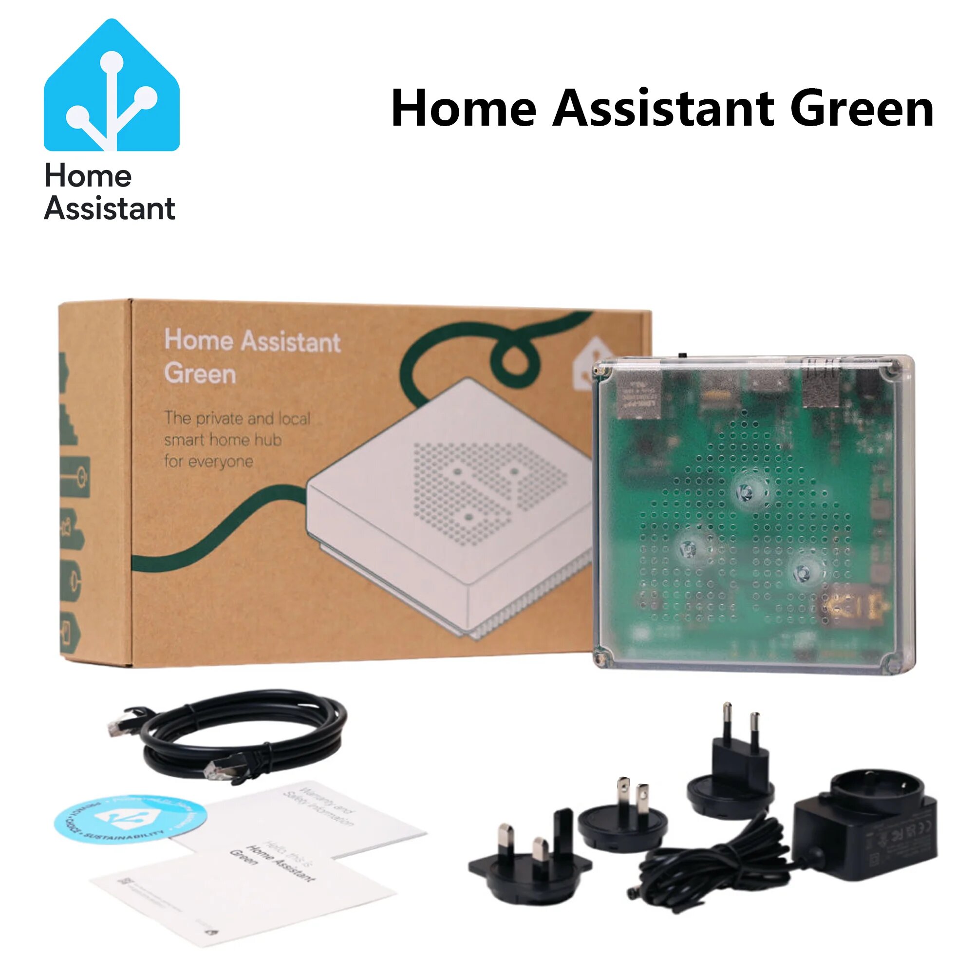 Home Assistant Green Smart Homekit набор 4 ГБ ОЗУ 32 ГБ eMMC  Home Assistant Green