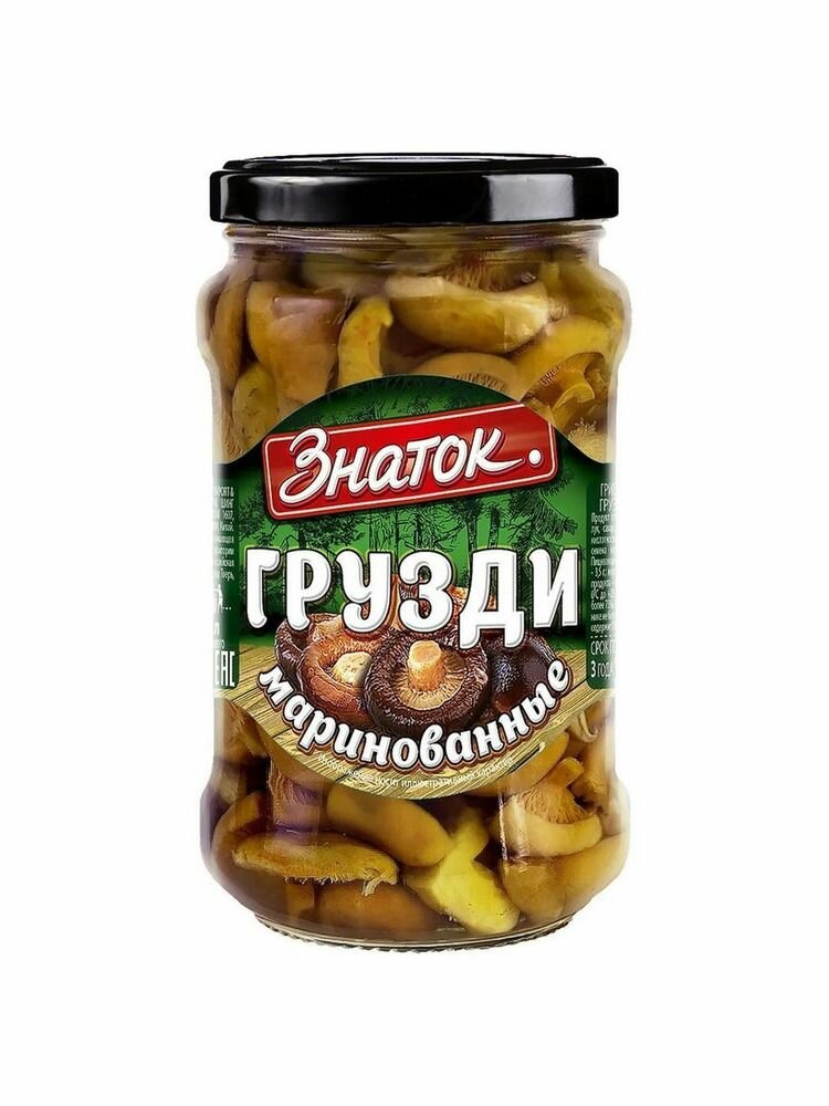 Знаток Грузди маринованные 280 г