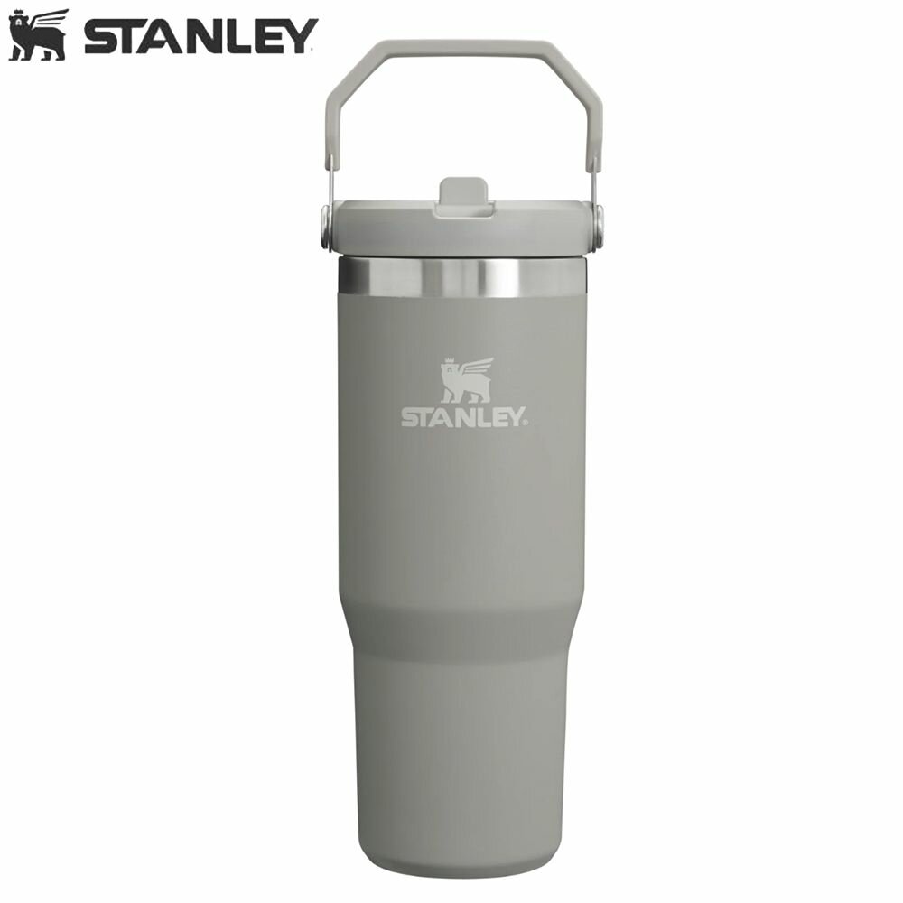Термостакан Stanley IceFlow Flip Straw Tumbler с трубочкой 0,887L Серый