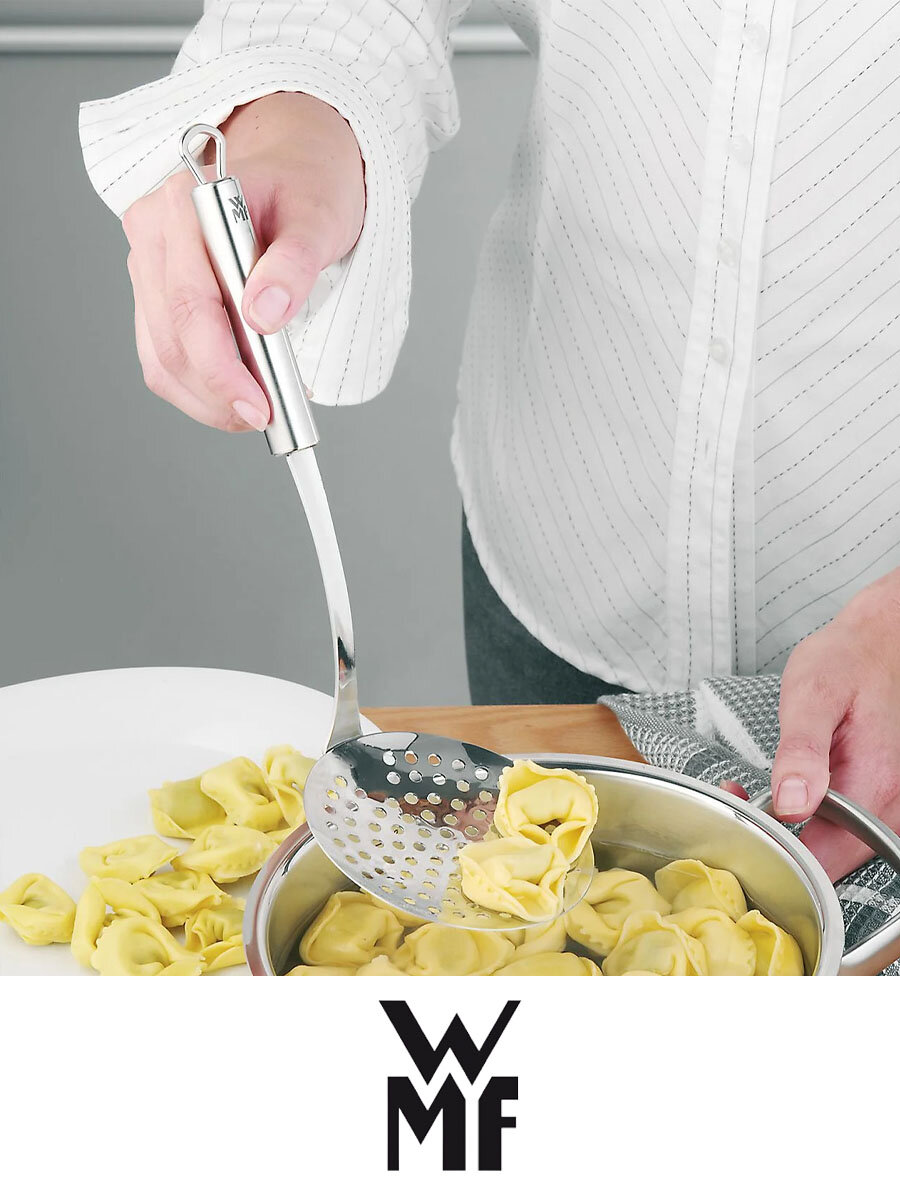 Шумовка Wmf Profi Plus, 30 см, нержавеющая сталь Cromargan, серебристая