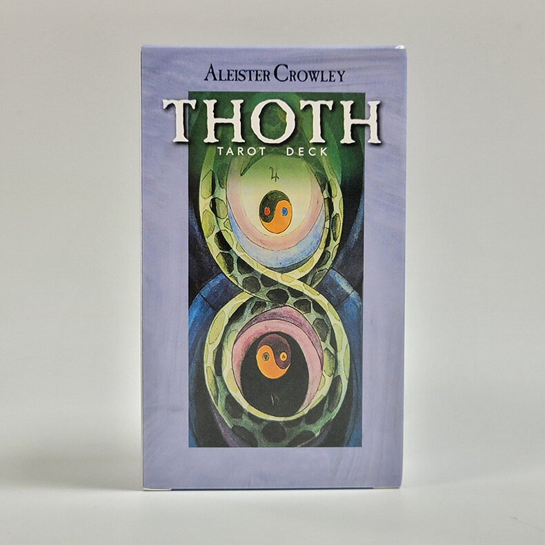 Карты Таро Тота Алистера Кроули 12*7см / Aleister Crowley Thoth Tarot 78 карт.