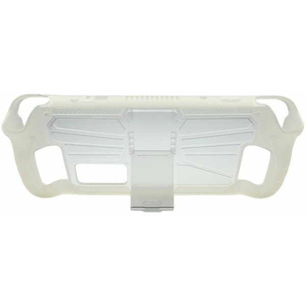 Защитный чехол с подставкой PC+TPU Case для Steam Deck (Transparent White) — фото 1