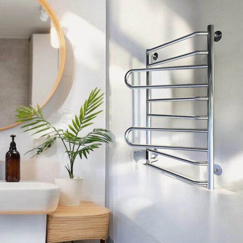 Изображение товара Полотенцесушитель электрический Тругор 554х800мм форма лесенка 10 перекладин левое подключение