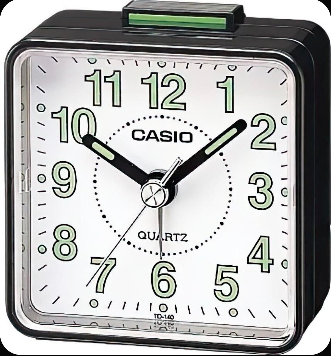 Настольный будильник CASIO TQ-140-1B кварцевый механизм точность хода ±20сек/сутки черный