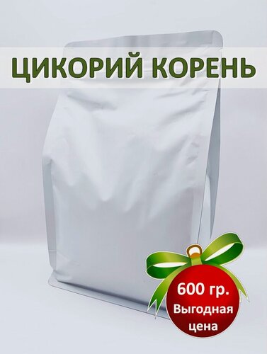 Изображение товара Цикорий корень натуральный сушеный дроблённый, All Natural, 600гр