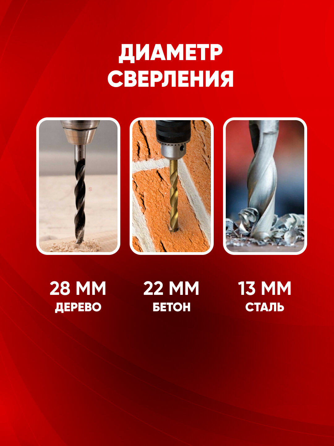 Перфоратор TEH LH220, электрический, 4600 об/мин, 4600 уд/мин, без аккумулятора и зарядки — фото 1