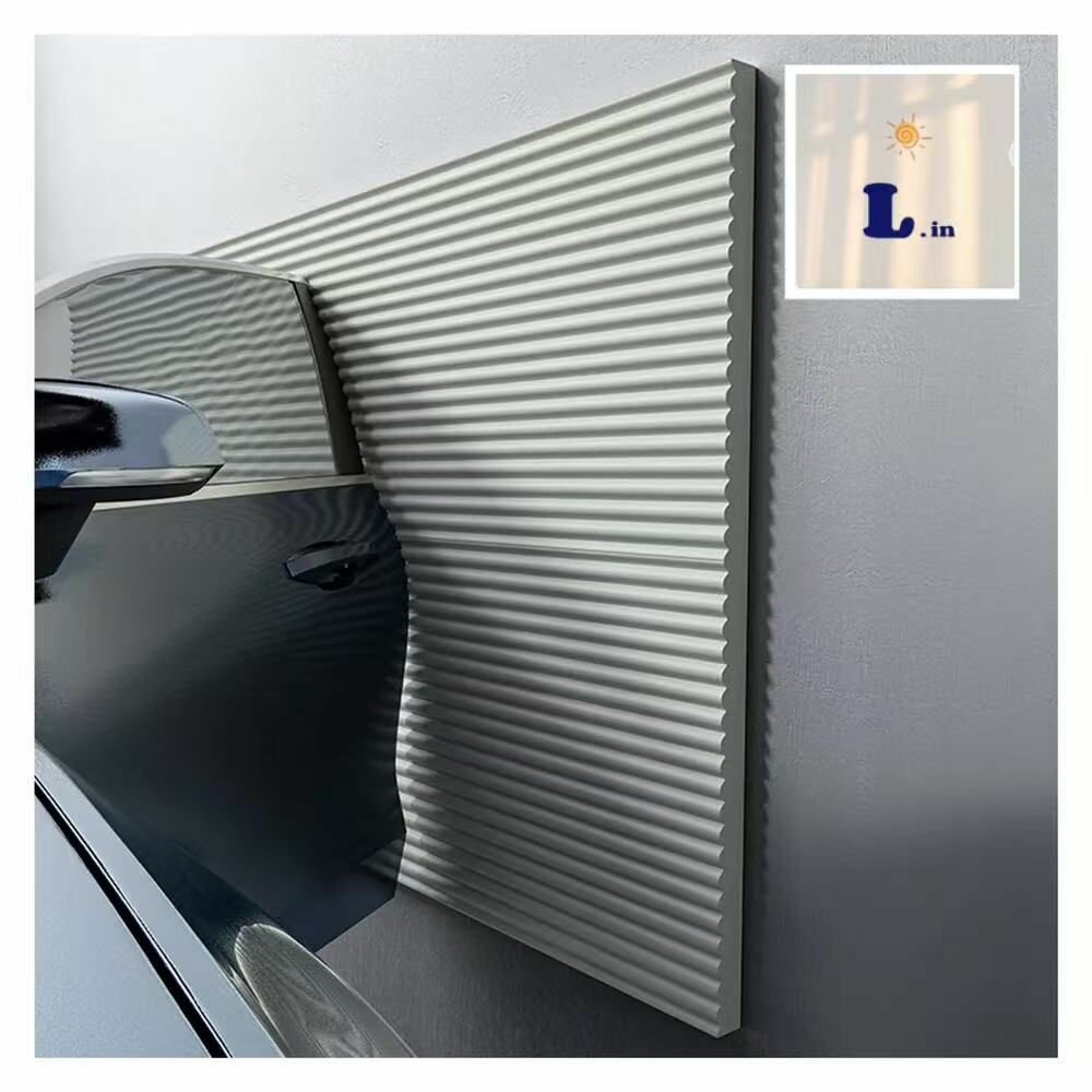 Угловой отбойник для стен для легковых автомобилей 2 м серый