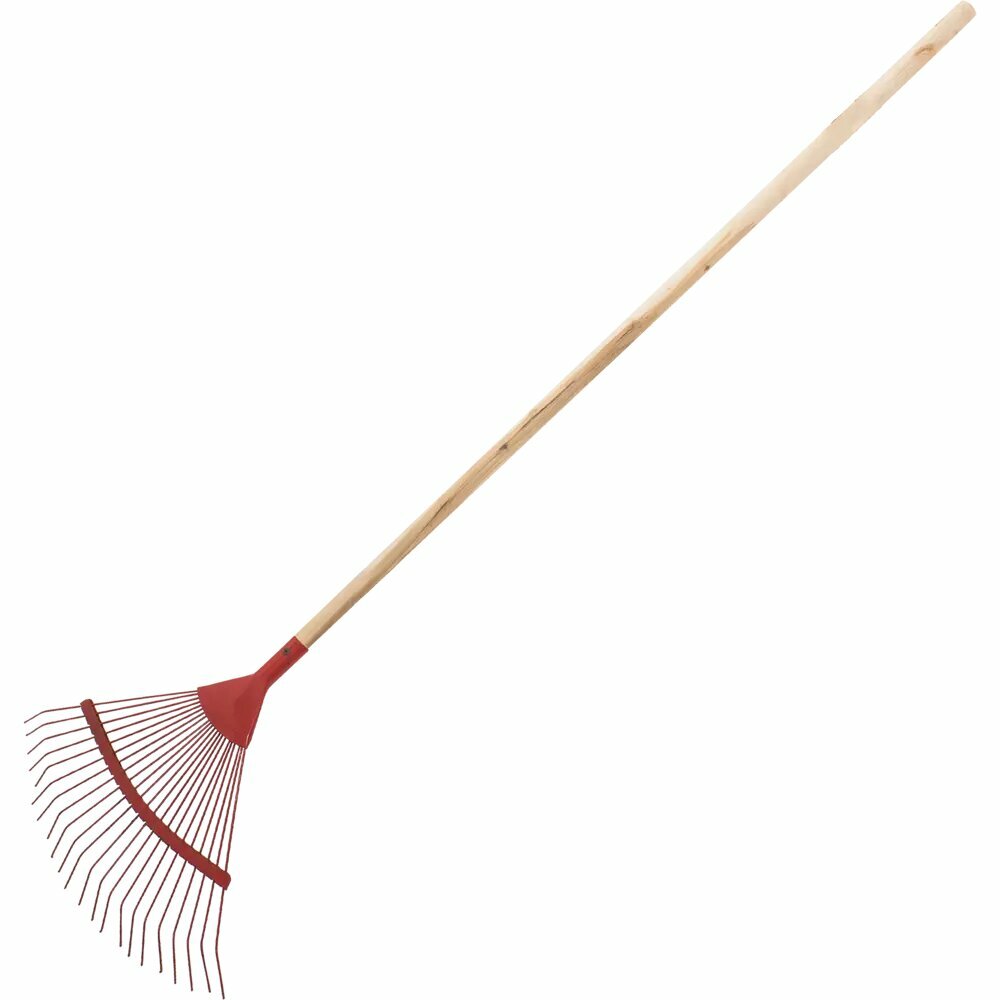 Грабли веерные 22 зуба 110 см сталь с черенком