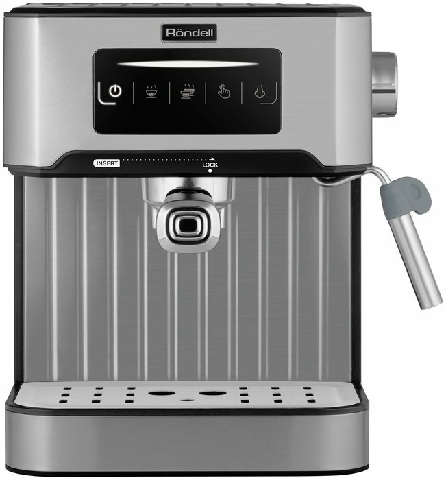 Кофеварка рожковая Rondell RDE-1106 850 Вт серебристый
