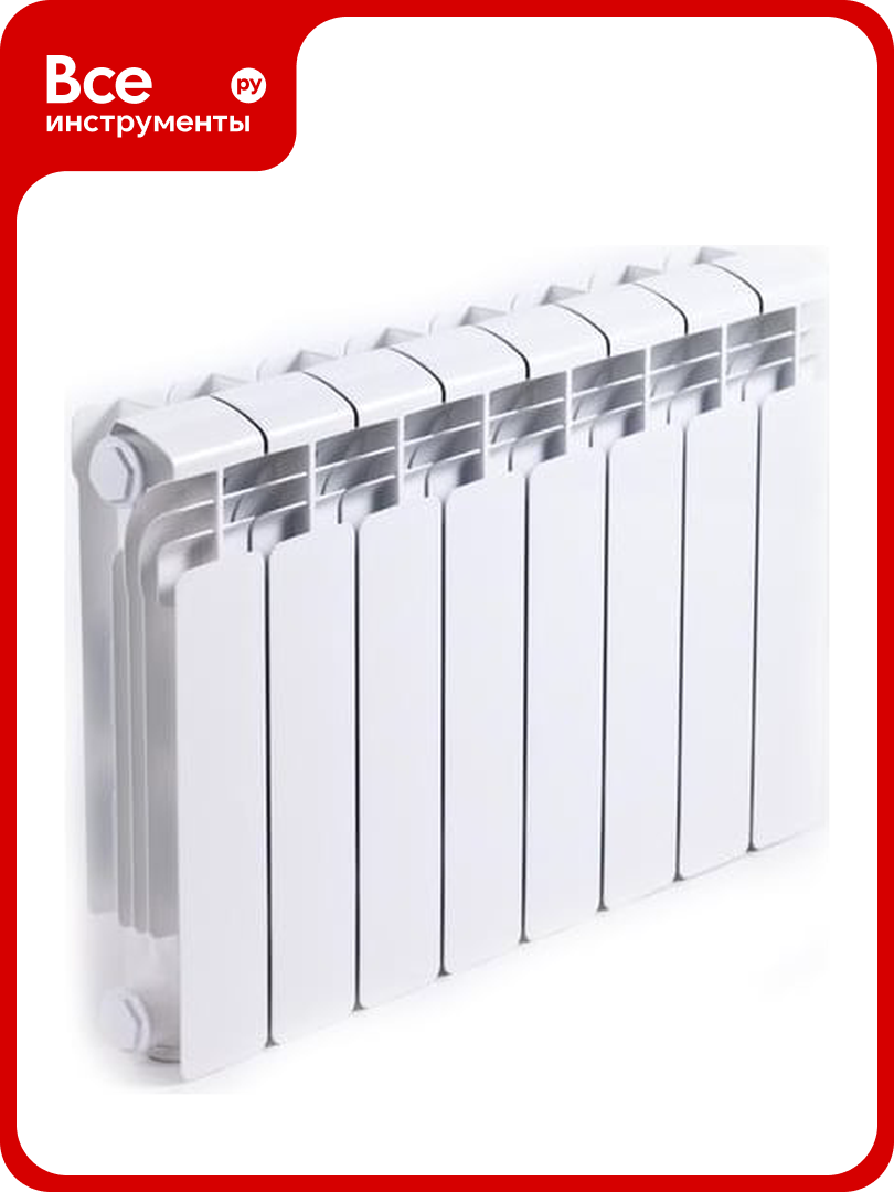 Алюминиевый радиатор RIFAR Alum 350 8 сек. бок. R-AL-350-08