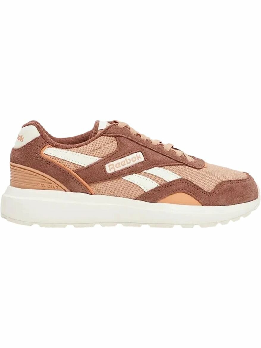 Кроссовки Reebok Gl1100 W, полнота F (EU)/ на среднюю стопу, размер 6,5 US, розовый, коричневый, бежевый