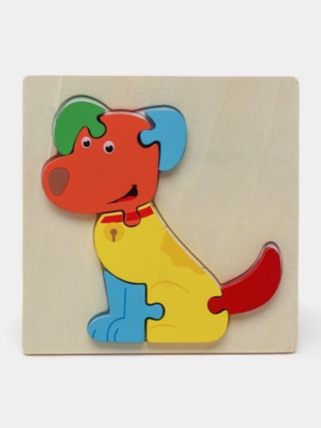 Пазлы "Собачка"основание, 4 детали