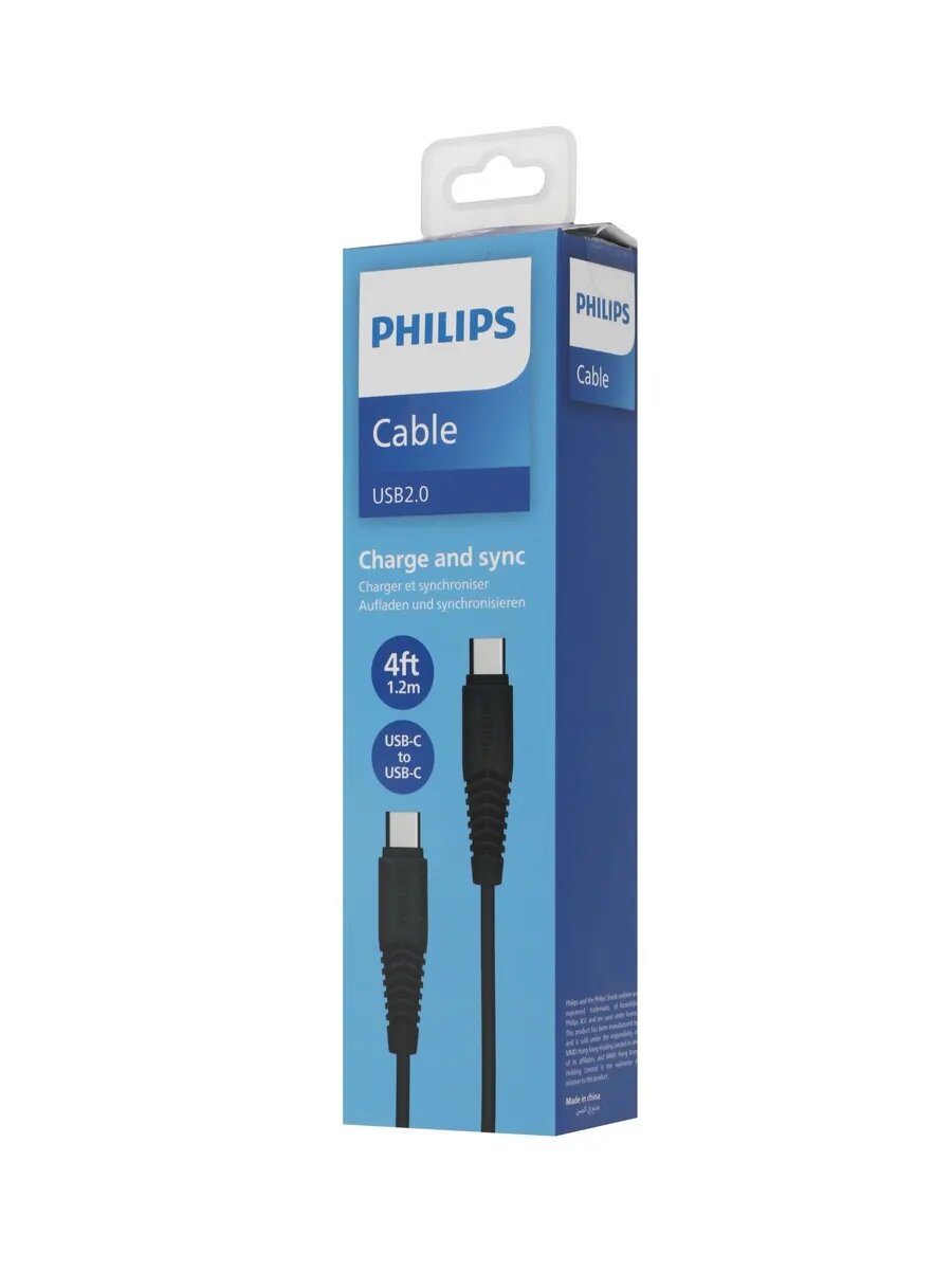 Кабель DLC5531 USB Type-C (m)-USB Type-C (m) 1.2м черный — фото 1