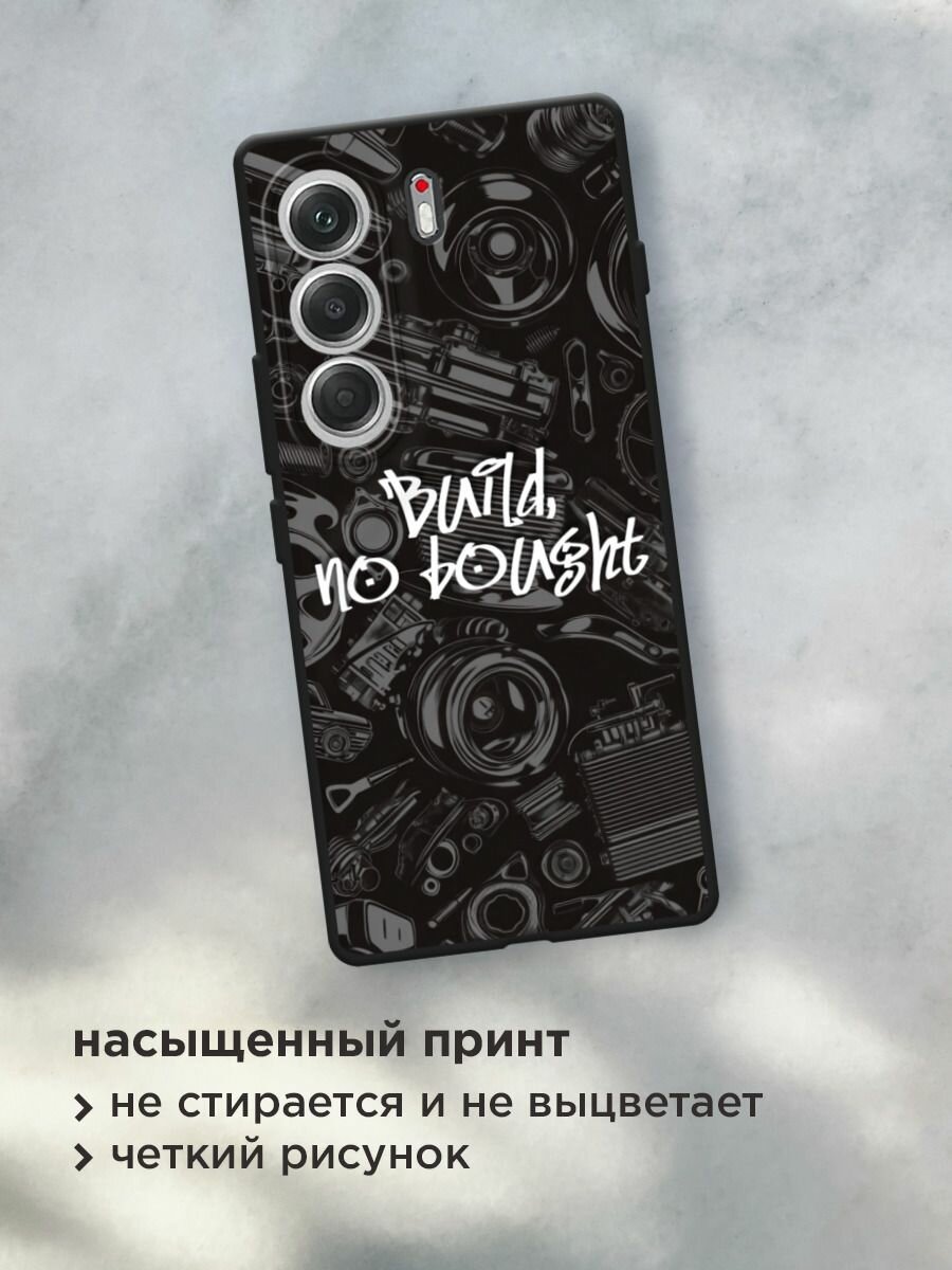 Чехол на Tecno Camon 40 / Текно Камон 40 с принтом "Build no bought" — фото 1