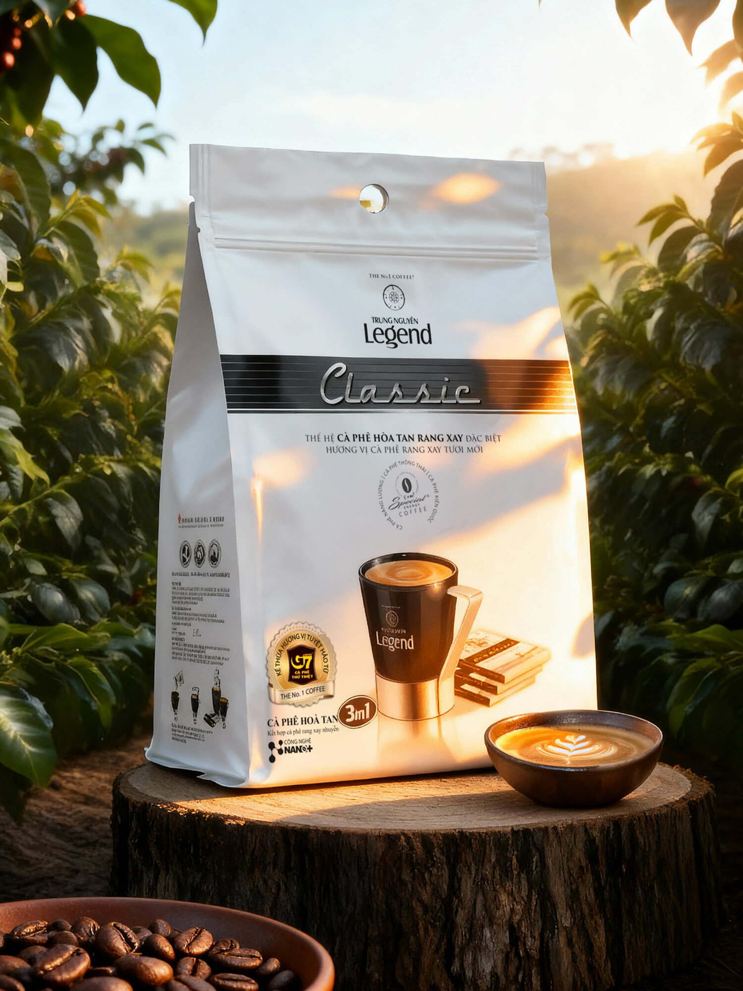 Растворимый кофе Trung Nguyen Legend Classic 3в1, 17 г × 50 шт, Вьетнам