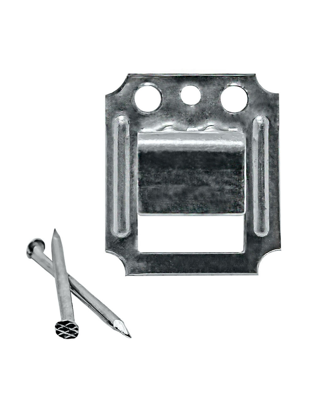 Крепеж кляймер №6 с гвоздями для имитации бревна (500 шт.)