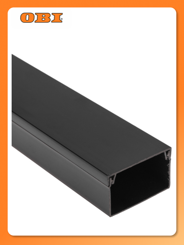 Кабель-канал REXANT 40х25 мм 2 метра упаковка черный