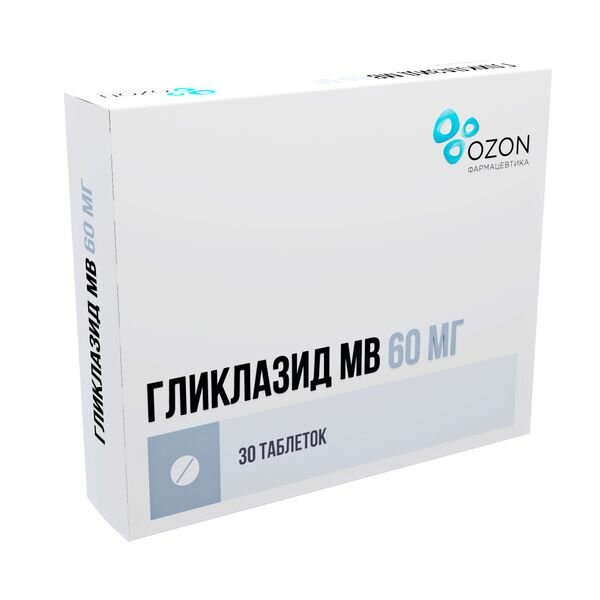 Гликлазид МВ таб. модиф. высвоб. — фото 1