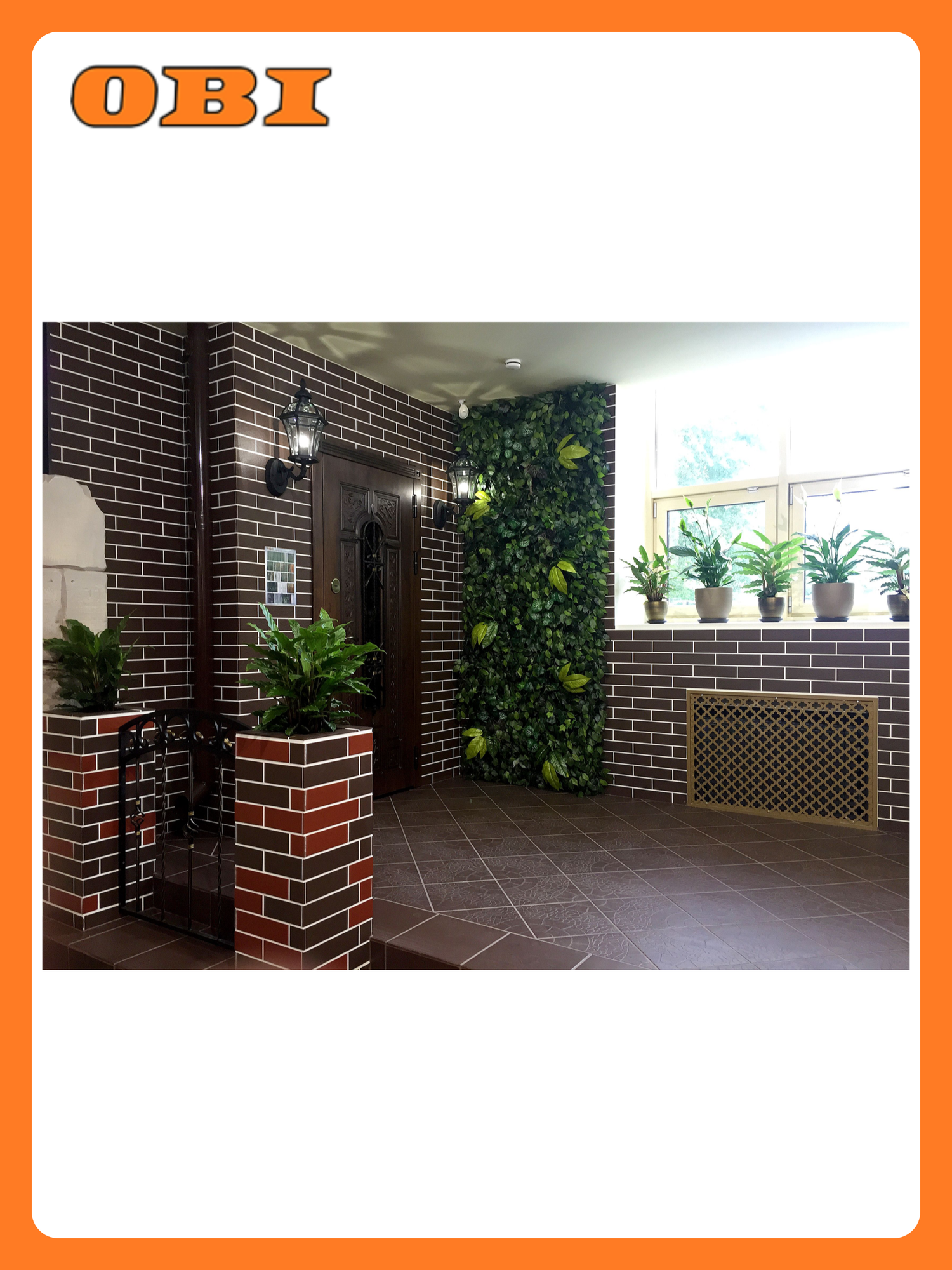 Клинкерная плитка Керамин Амстердам камень коричневая гладкая 245х65 см