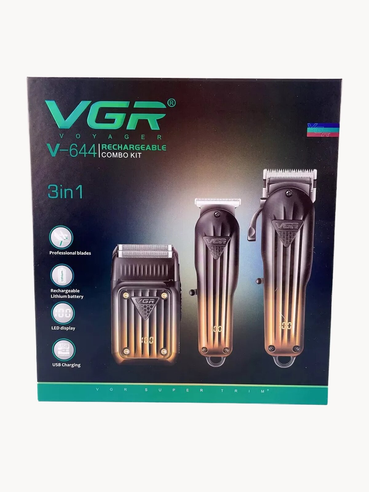 Машинка для стрижки и бритья - Профессиональный набор для ухода за волосами и бородой