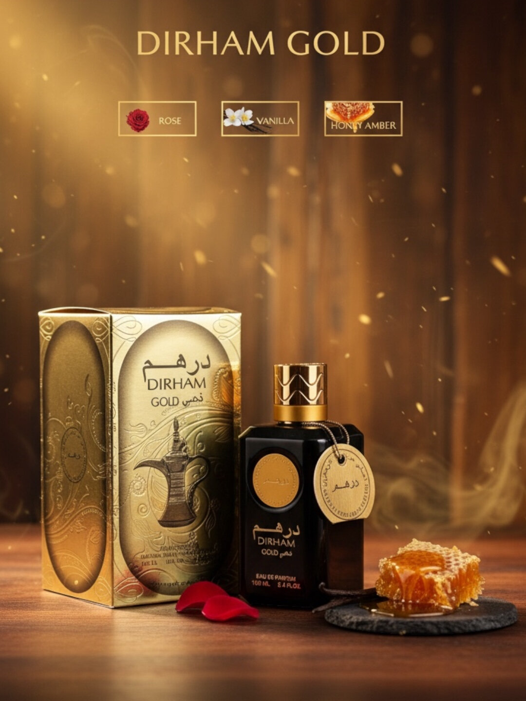 Парфюмированная вода для мужчин, Dirham Ard Al Zaafaran, унисекс, 100 мл