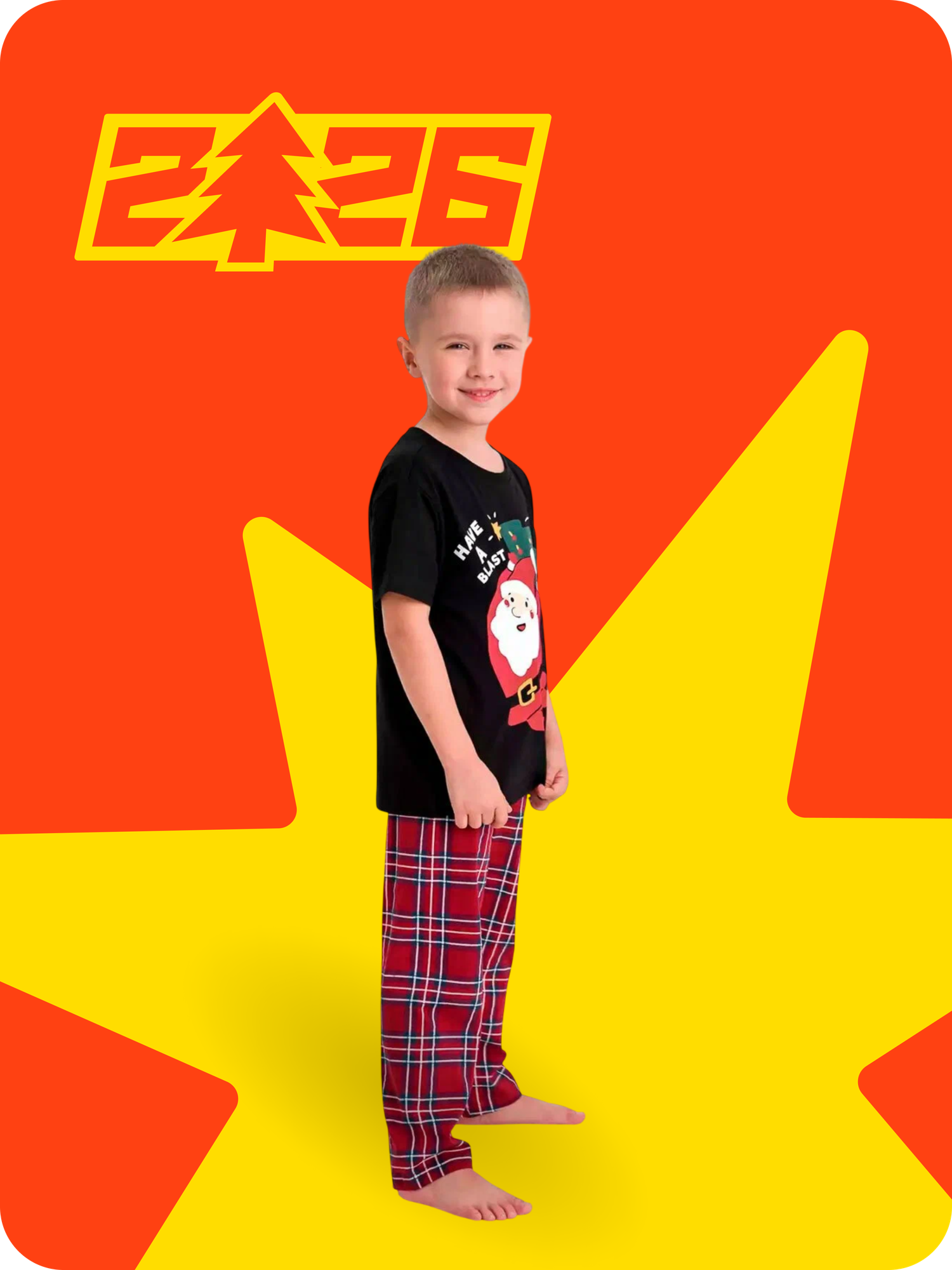 Пижама neo, размер 128, черный/красный